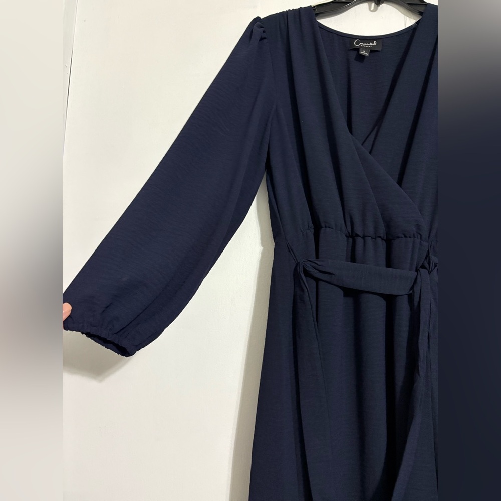 Navy Wrap Dress